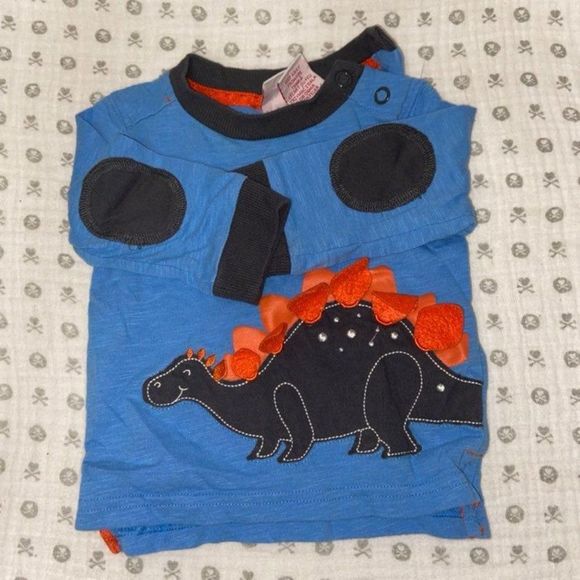 Little Red Caboose Dinosaur Outfit 3-6 Months - Picture 5 of 6